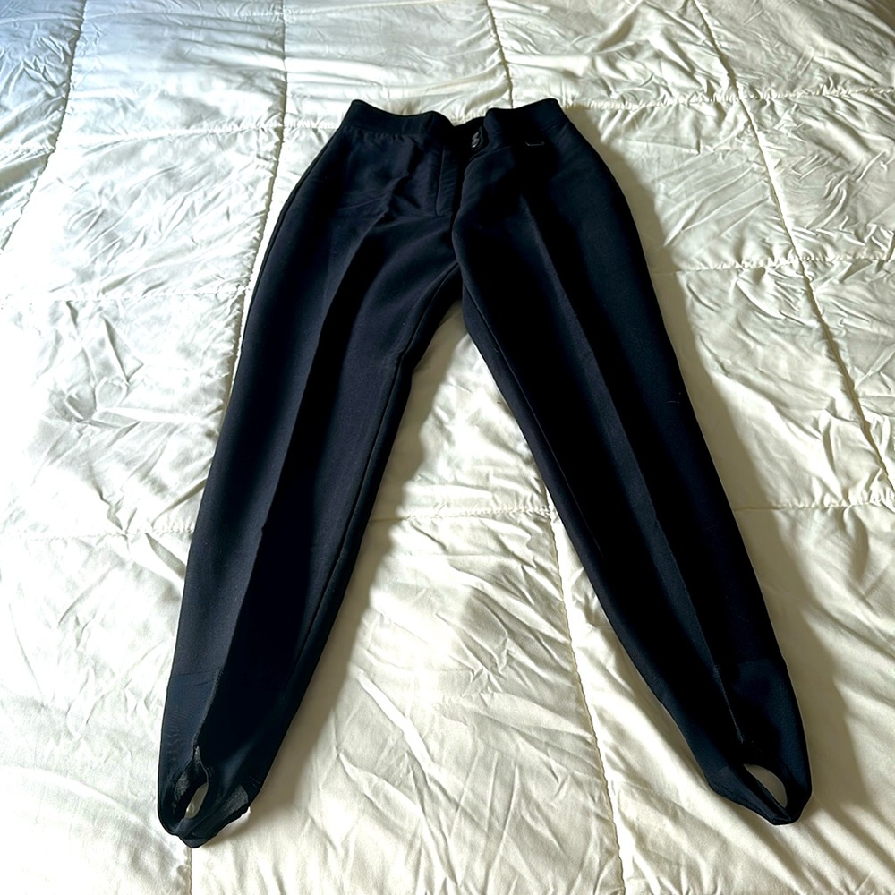EDELWEISS vintage black ski pants NWOT